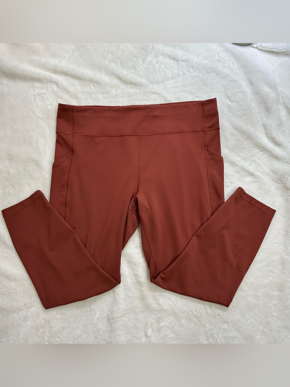 Lululemon Invigorate Leggings 25" Dark Terracotta Size 18